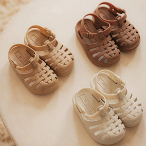 Сандалии пляжные Mrs. Ertha "Choco", молочный шоколад